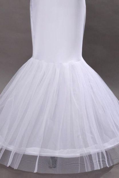 Glamouröses Taft-Meerjungfrau-Brautkleid Petticoats