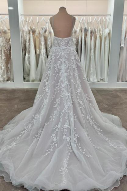 Vintage Hochzeitskleid A Linie Spitze Brautkleider Brautmoden Online