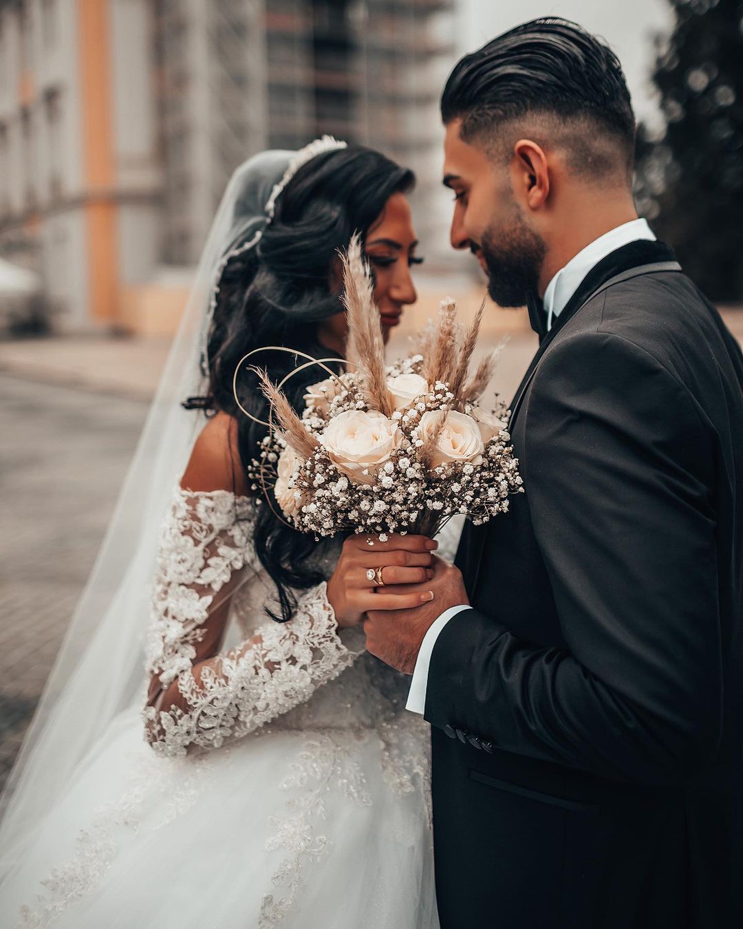 Prinzessin Hochzeitskleider Mit Spitze | Brautkleider Lange Ärmel-Misshow.de