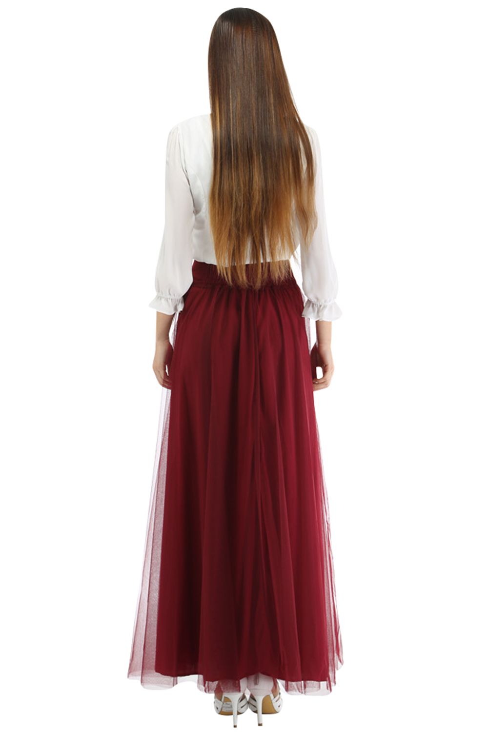 Lange Spalte Petticoats | Prinzessin Petticoats aus weiches Netz-Misshow.de