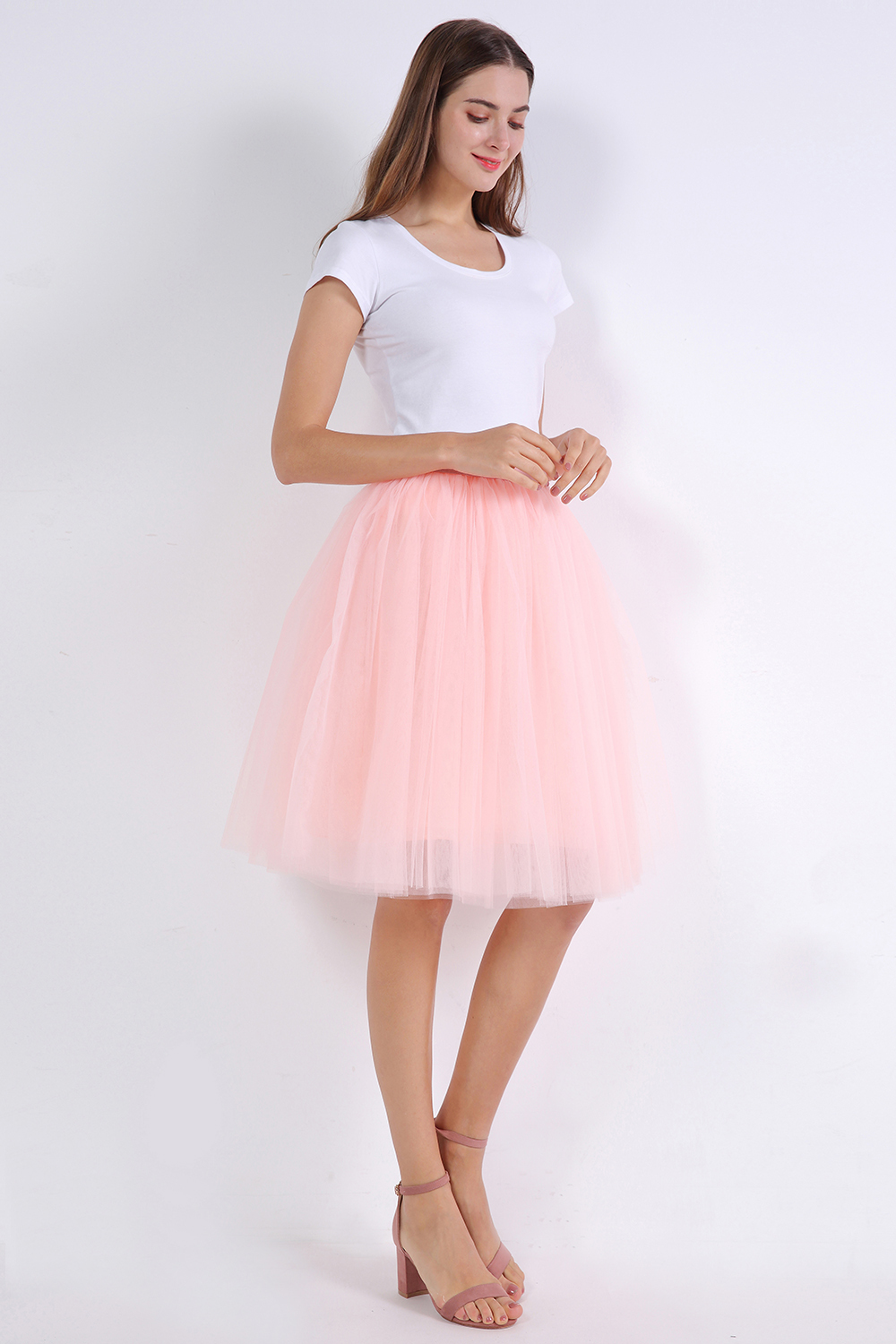 kniehoch tutu Petticoats A-LInie | Hochzeits Petticoats aus weiches Netz