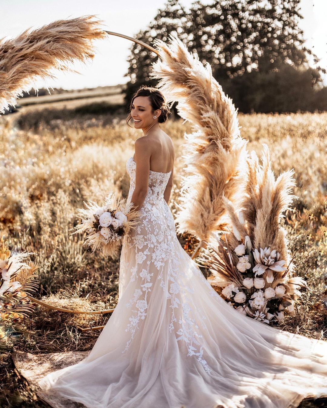 Hochzeitskleider Meerjungfrau Spitze | Brautkleider Günstig Kaufen