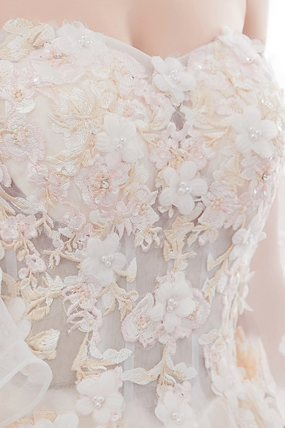 Hochzeitskleider Prinzessin Luxus | Brautkleider mit Ärmel