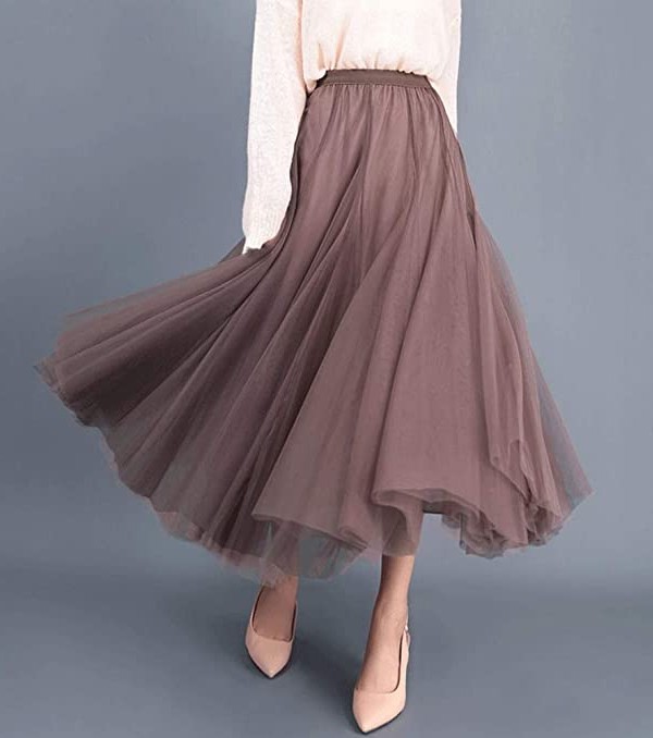 Eleganter langer Tüllrock | Petticoats günstig online