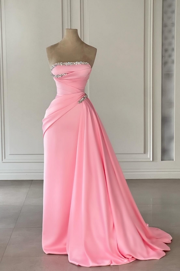 Designer Abendkleider Lang Glitzer | Abiballkleider Rosa Günstig