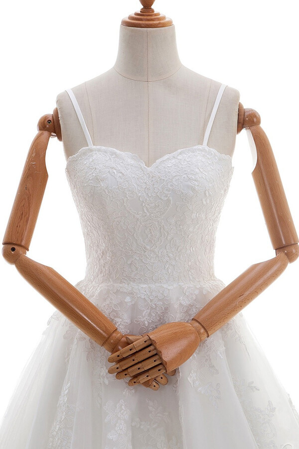 Fashion Hochzeitskleid A linie | Brautmoden mit Spitze