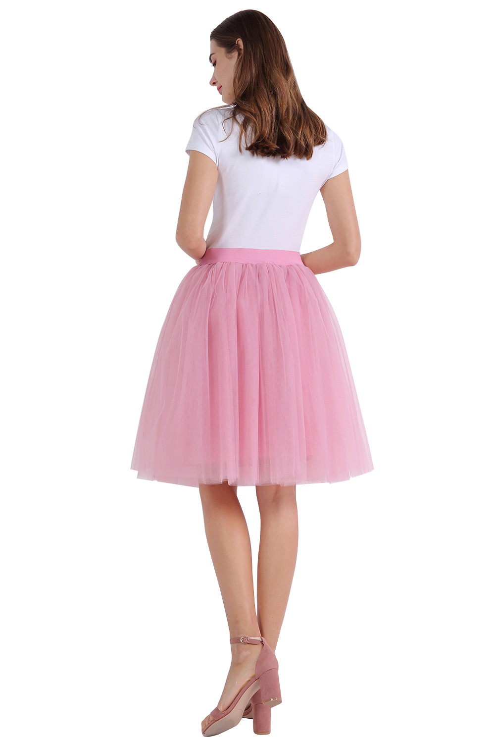 kniehoch tutu Petticoats A-LInie | Hochzeits Petticoats aus weiches Netz-Misshow.de