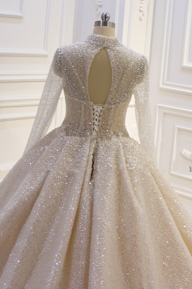 Hochzeitskleider Prinzessin Luxus | Brautkleider Mit Ärmel-Misshow.de