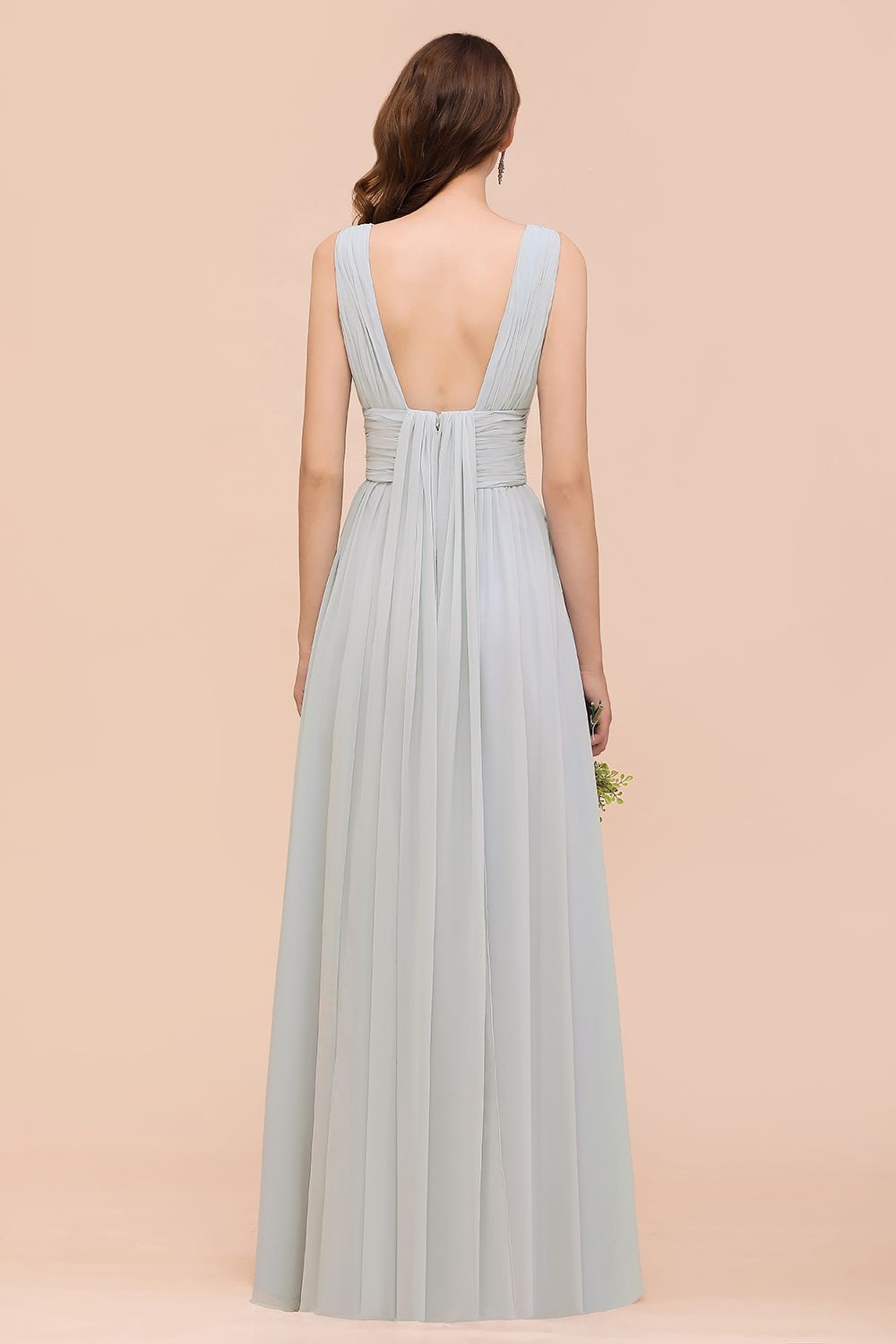 Brautjungfernkleider Lang Chiffon | Kleider für Brautjungfern