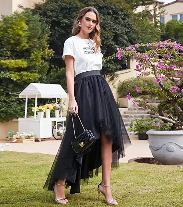 schicker langer Tüll Tuturock | Petticoats günstig online-Misshow.de