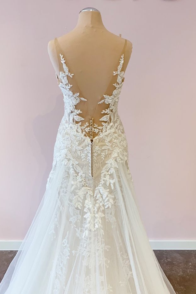 Elegante Hochzeitskledier A Linie | Brautkleider mit Spitze