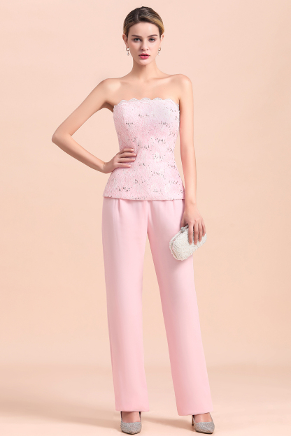 Rosa Brautmutterkleider Mit Bolero | Jumpsuit Brautmutterkleid Günstig
