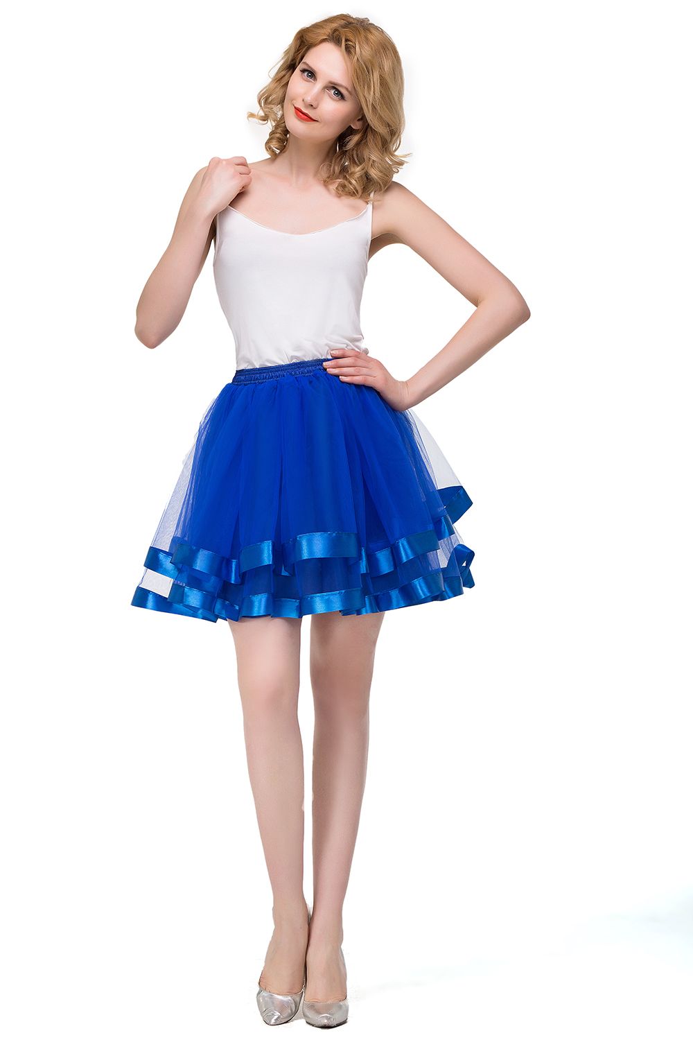 Schlechte Tutu Petticoats kurz A-Linie | Hochzeits Petticoats aus weiches Netz-Misshow.de