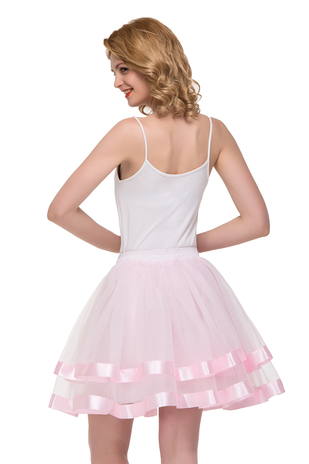 Schlechte Tutu Petticoats kurz A-Linie | Hochzeits Petticoats aus weiches Netz