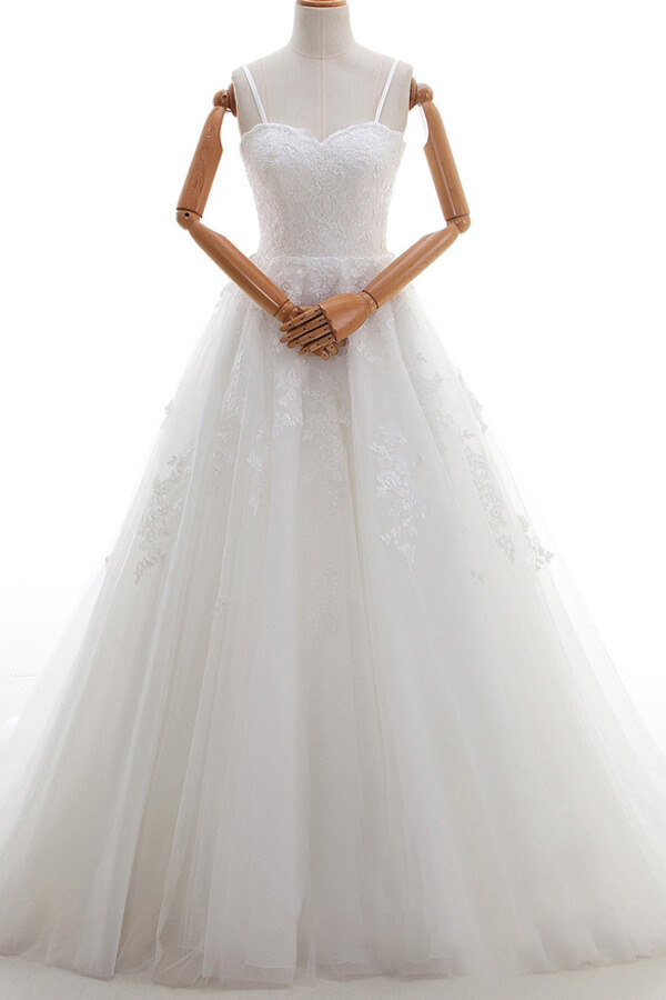 Fashion Hochzeitskleid A linie | Brautmoden mit Spitze