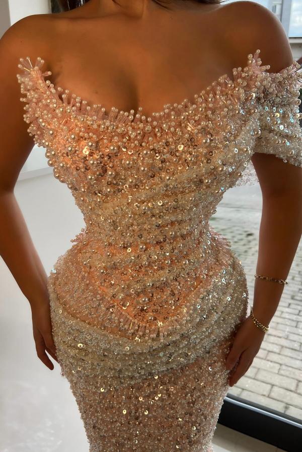 Luxurious Abendkleider Lang Glitzer Abiballkleider Ballkleider Online-Misshow.de