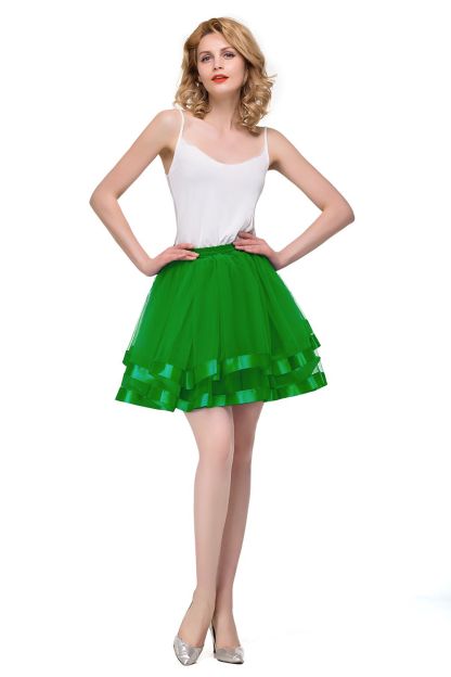 Schlechte Tutu Petticoats kurz A-Linie | Hochzeits Petticoats aus weiches Netz