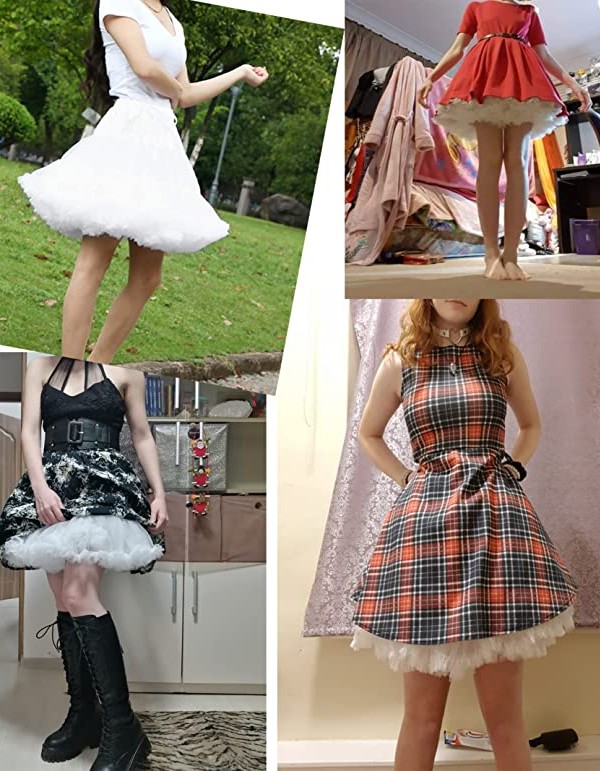 schicker weiß Tüll Tuturock | Petticoats günstig online-Misshow.de