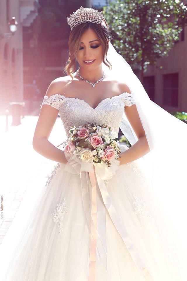 Elegante Brautkleider A Linie | Hochzeitskleider Mit Spitze