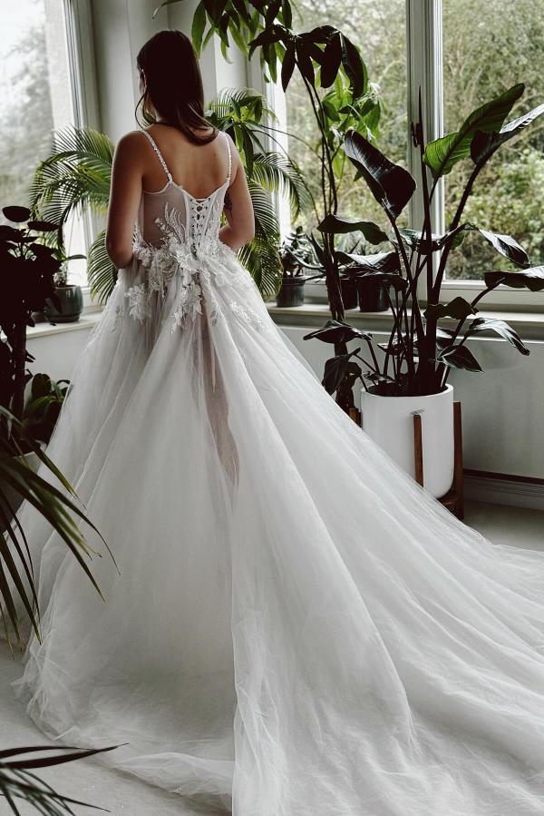 Wunderschöne Hochzeitskleider A Linie | Brautkleider Mit Spitze