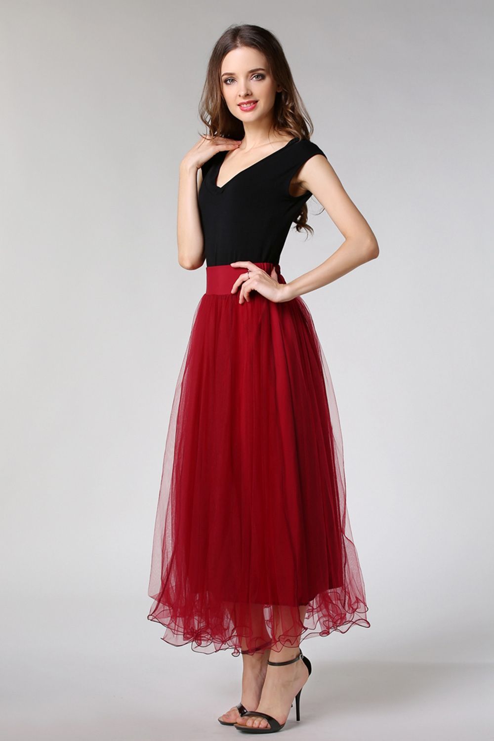 Schlechte A-Linie Petticoats lang | Prinzessin Petticoats aus weiches Netz