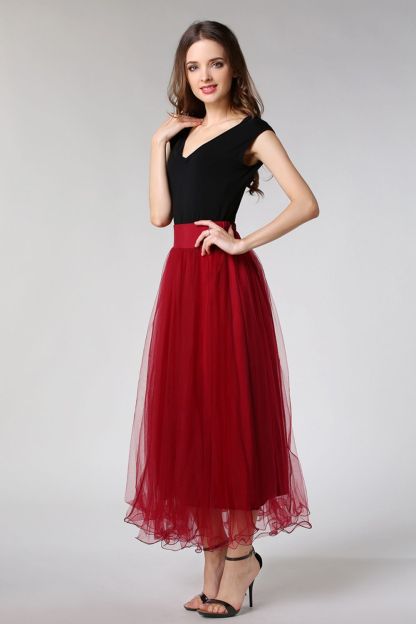 Schlechte A-Linie Petticoats lang | Prinzessin Petticoats aus weiches Netz