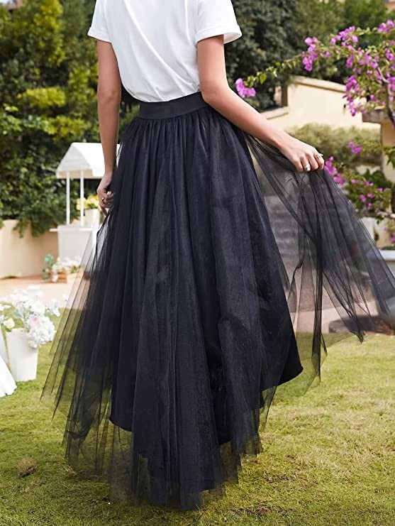 schicker langer Tüll Tuturock | Petticoats günstig online-Misshow.de