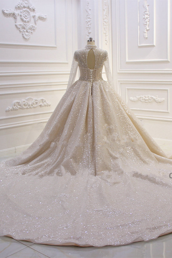 Hochzeitskleider Prinzessin Luxus | Brautkleider Mit Ärmel-Misshow.de