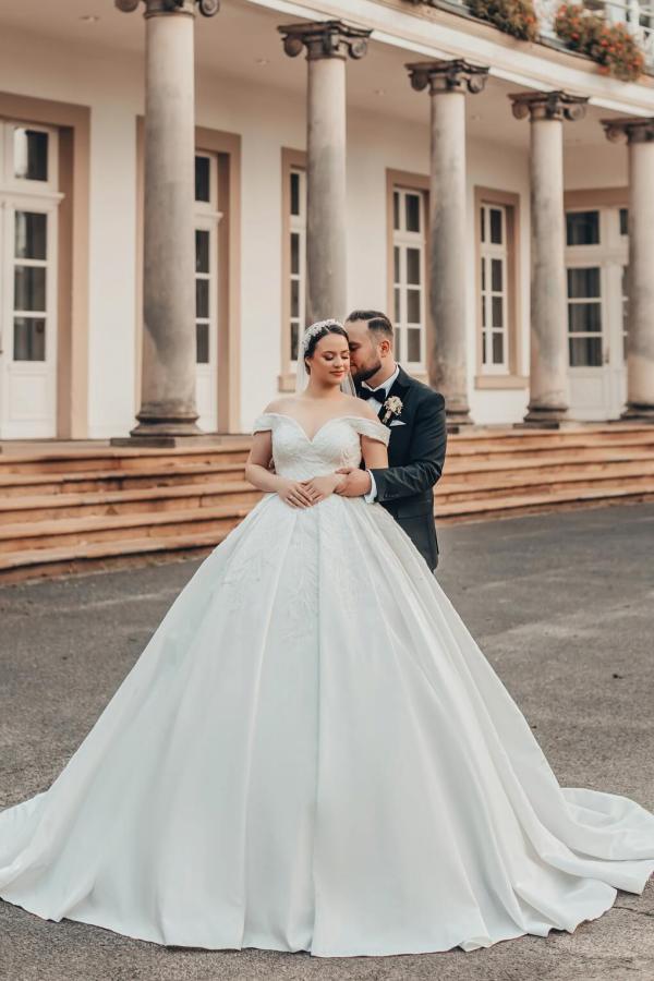 Vintage Hochzeitskleider Prinzessin | Brautkleider mit Spitze