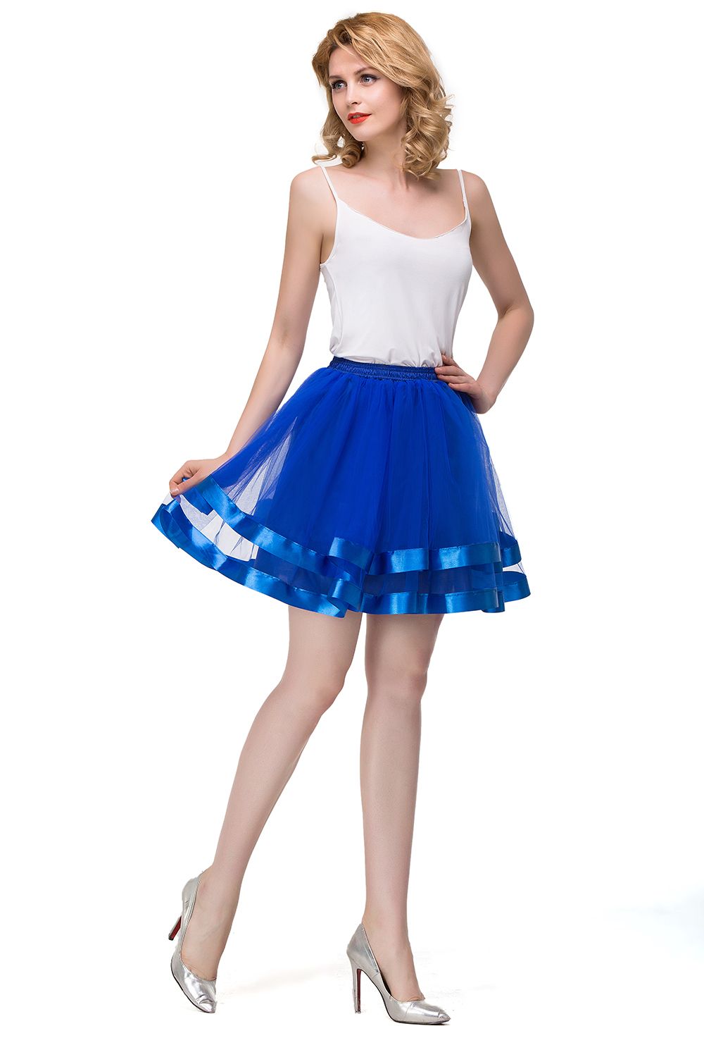 Schlechte Tutu Petticoats kurz A-Linie | Hochzeits Petticoats aus weiches Netz-Misshow.de