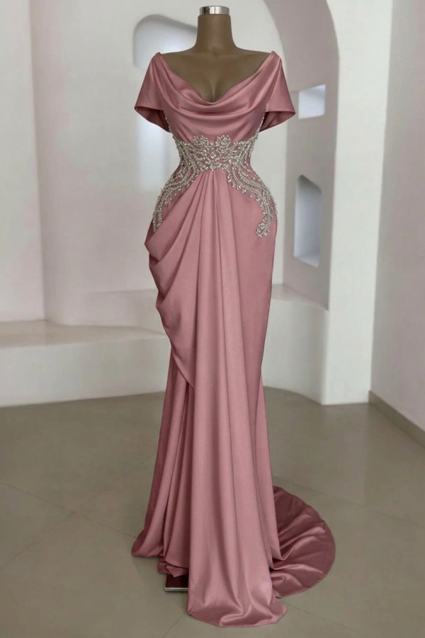 Designer Silber Abendkleider mit Glitzer | Abiballkleider Lang Günstig