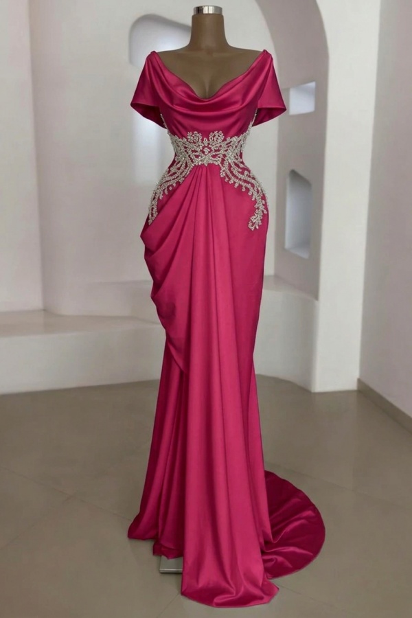 Designer Silber Abendkleider mit Glitzer | Abiballkleider Lang Günstig