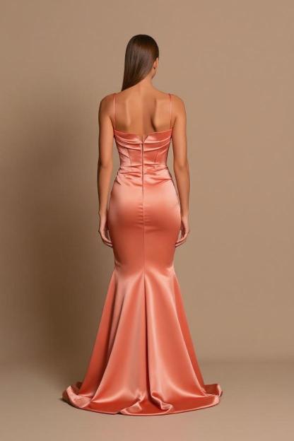 Sexy Abendkleider lang rosa | Abiballkleider mit ärmellos
