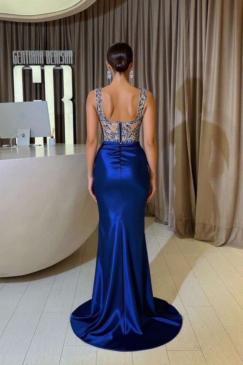 Designer Abendkleider Lang Günstig | Abiballkleider König Blau