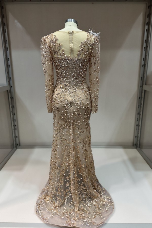 Elegante Abendkleider Meerjungfrau | Abiballkleider mit Glitze