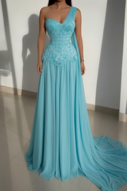 Schöne Abendkleider Lang Rosa Ballkleider mit Spitze