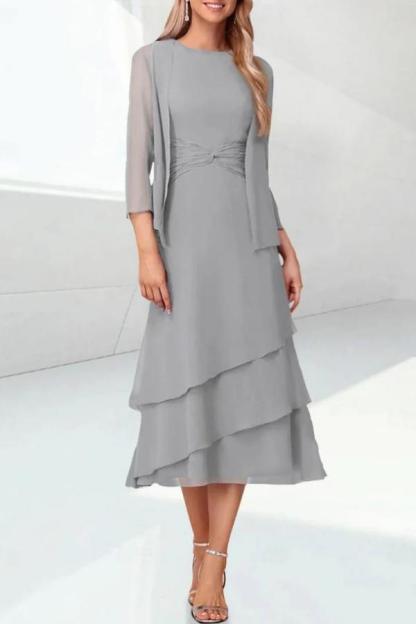 Summer Brautmutterkleider Himmel Blau Chiffon Kleider Für Brautmutter