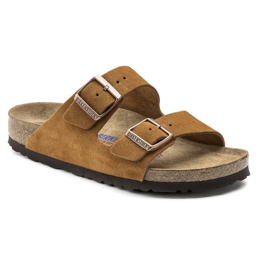 Arizona Soft Footbed Suede Leather - Mink
