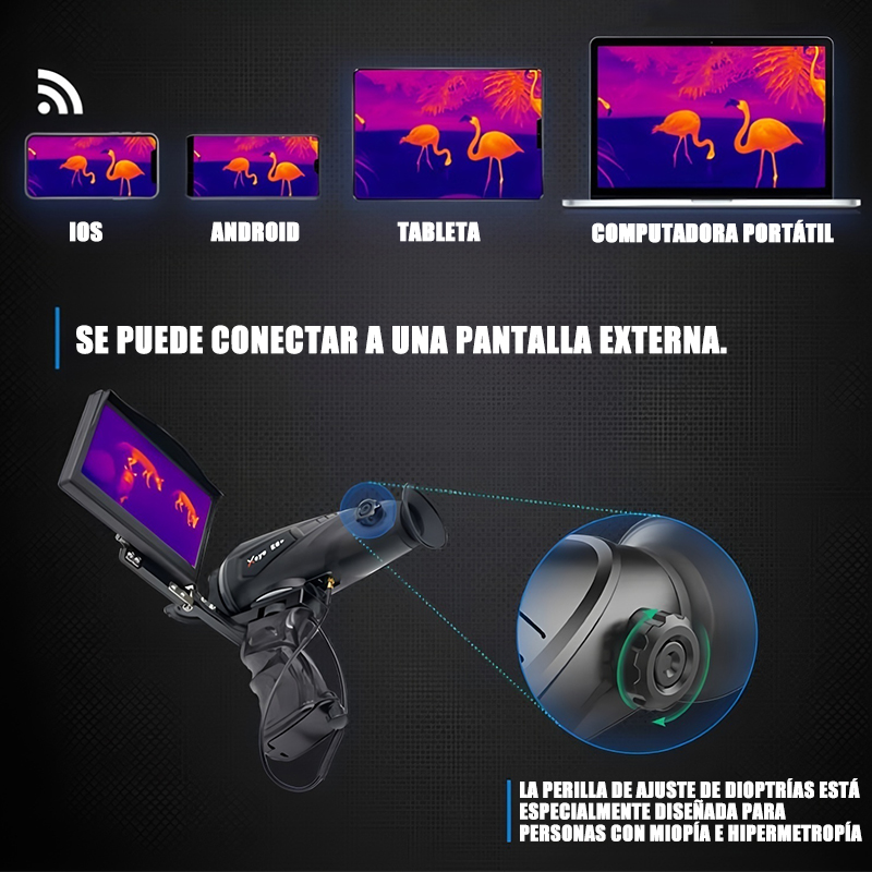 Monocular de imagen térmica