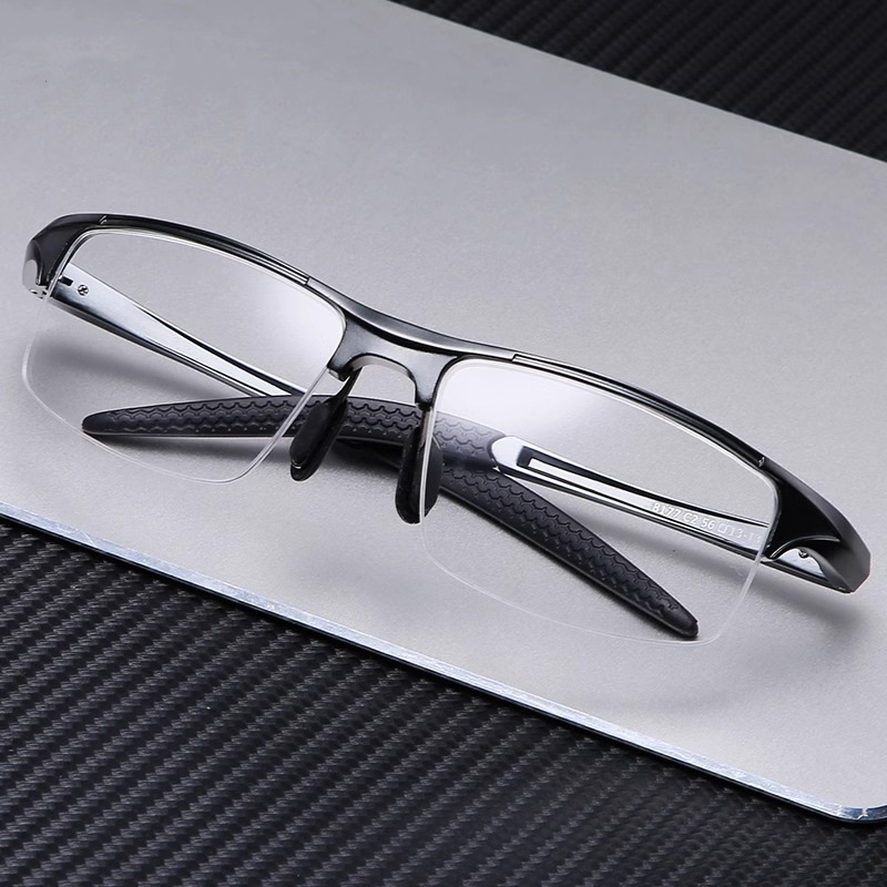 ALUMINUM-MAGNESIUM MOTION-ACTIVATED PHOTOCHROMIC MULTIFOCAL READING GLASSES