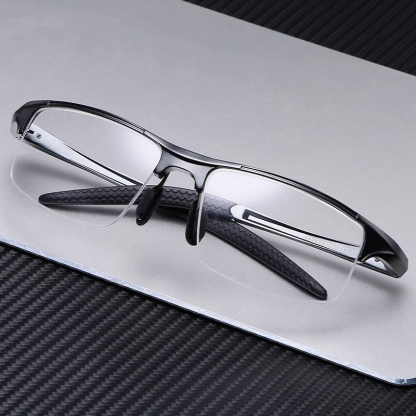 ALUMINUM-MAGNESIUM MOTION-ACTIVATED PHOTOCHROMIC MULTIFOCAL READING GLASSES