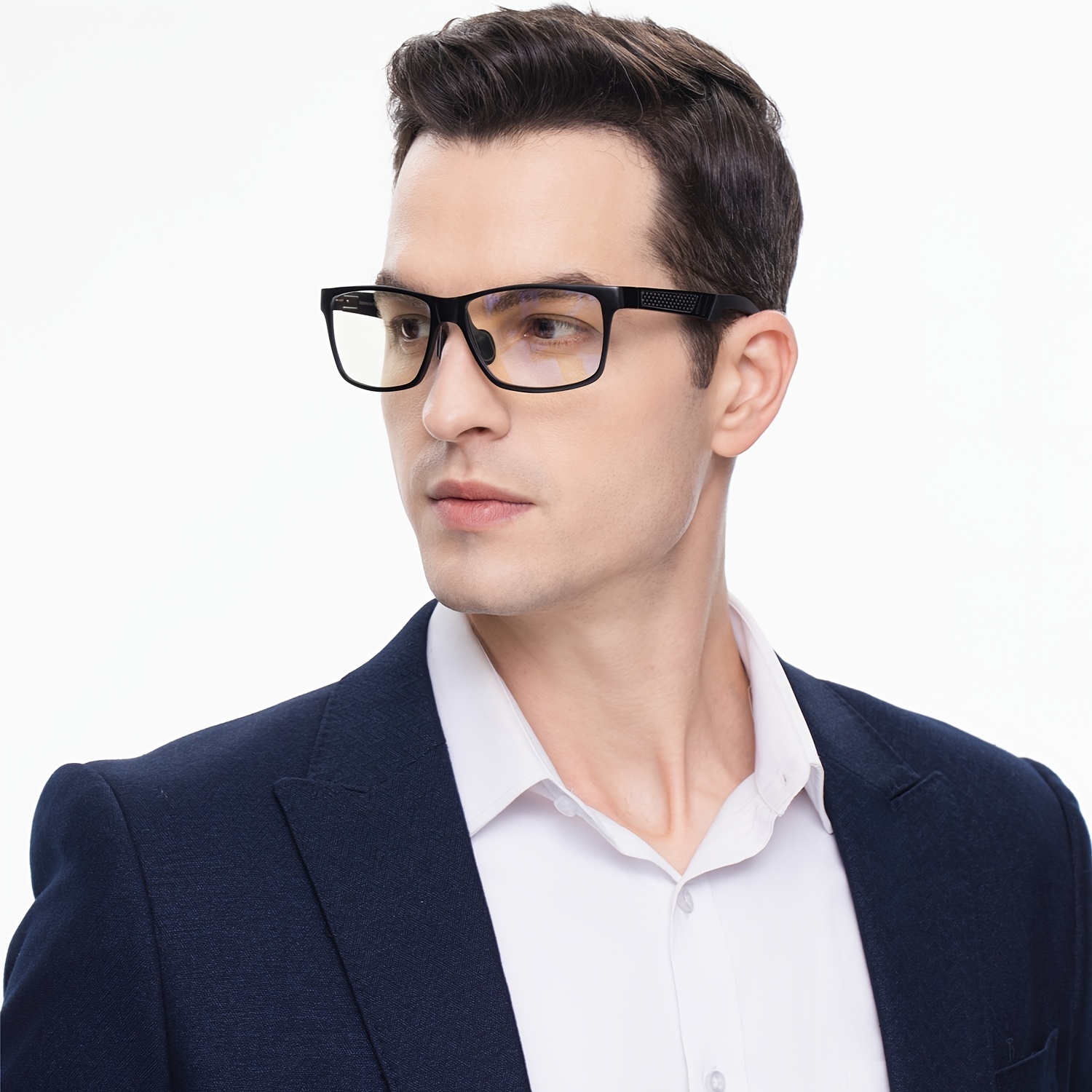 BUSINESS FASHION ALUMINUM MAGNESIUM COLOR CHANGING MULTI-FOCAL READING GLASSES