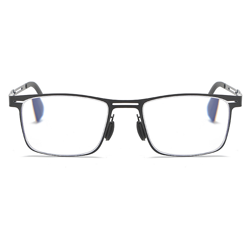 FASHION BUSINESS METAL LARGE FRAME MULTIFOCAL PHOTOCHROMIC GLASSES