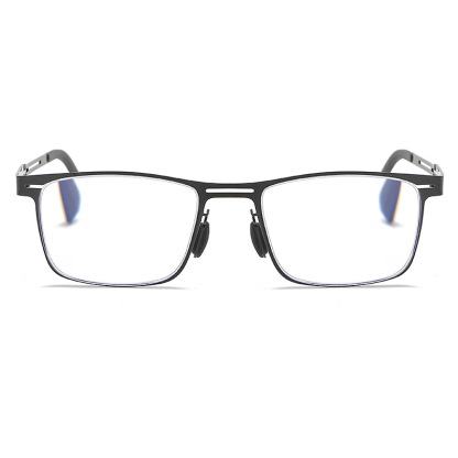 FASHION BUSINESS METAL LARGE FRAME MULTIFOCAL PHOTOCHROMIC GLASSES