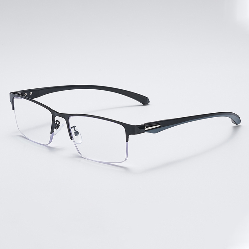 MEN'S TITANIUM MULTI-FOCUS READING GLASSES PHOTOCHROMIC PROGRESSIVE DOUBLE LIGHT ANTI-BLUE LIGHT