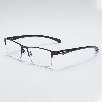 MEN'S TITANIUM MULTI-FOCUS READING GLASSES PHOTOCHROMIC PROGRESSIVE DOUBLE LIGHT ANTI-BLUE LIGHT