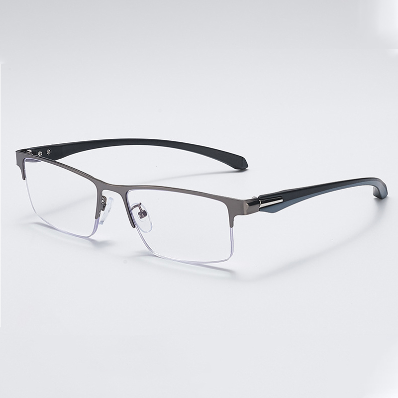 MEN'S TITANIUM MULTI-FOCUS READING GLASSES PHOTOCHROMIC PROGRESSIVE DOUBLE LIGHT ANTI-BLUE LIGHT