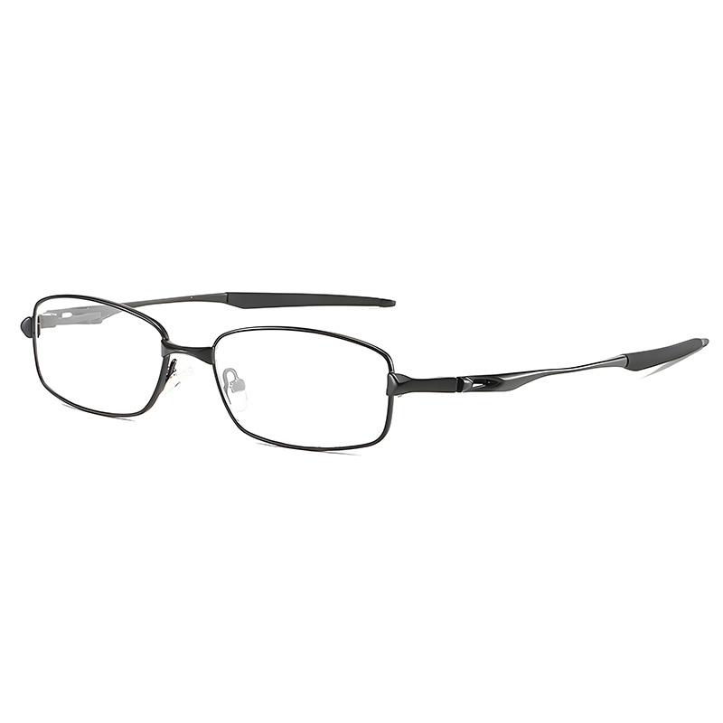 LIGHTWEIGHT METAL READING GLASSES WITH SPRING HINGES
