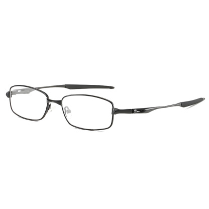 LIGHTWEIGHT METAL READING GLASSES WITH SPRING HINGES