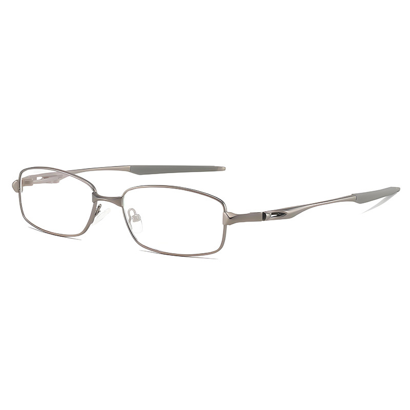 LIGHTWEIGHT METAL READING GLASSES WITH SPRING HINGES